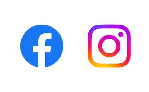 Facebook and Instagram Logos