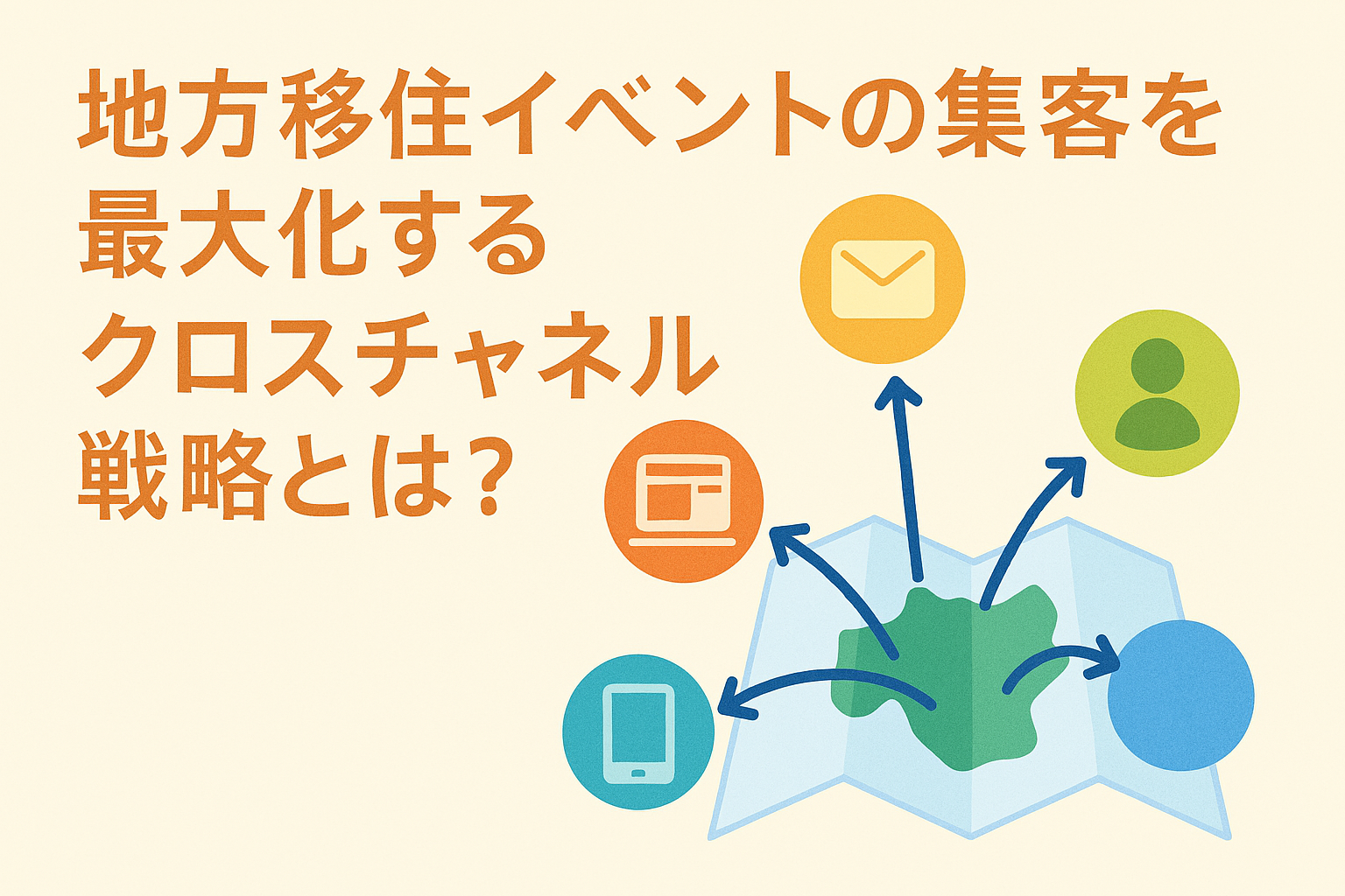 地方移住イベントの集客を最大化する、クロスチャネル戦略とは？